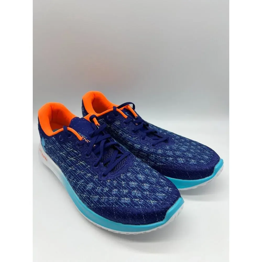 Under Armour Flow Velociti Wind 2 Running Sonar Blue Orange Blast Men's Size 13 - Picture 11 of 12